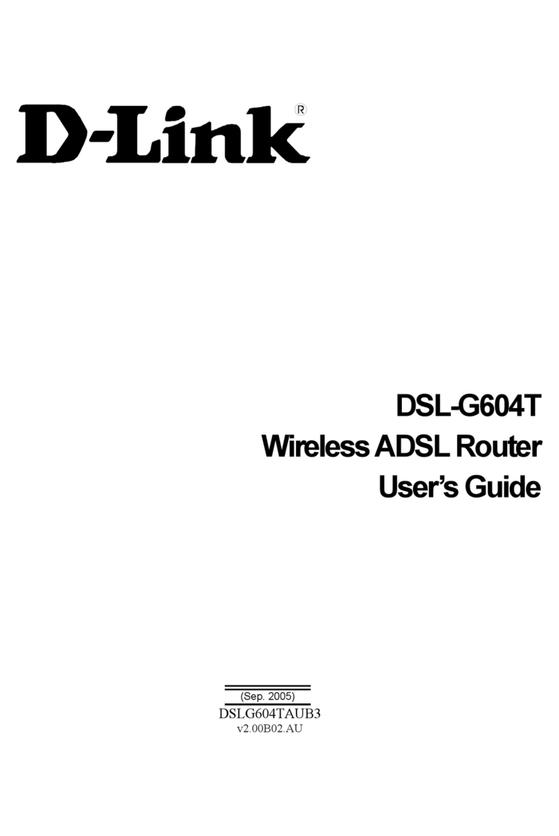 D-Link DSL-G604T User manual