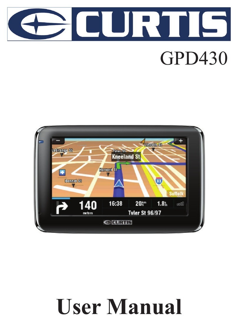 Curtis GPD430 user manual