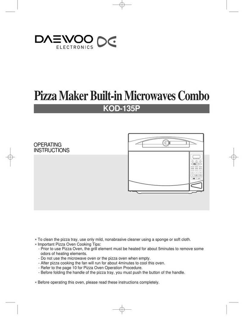Daewoo KOD-135P operating instructions