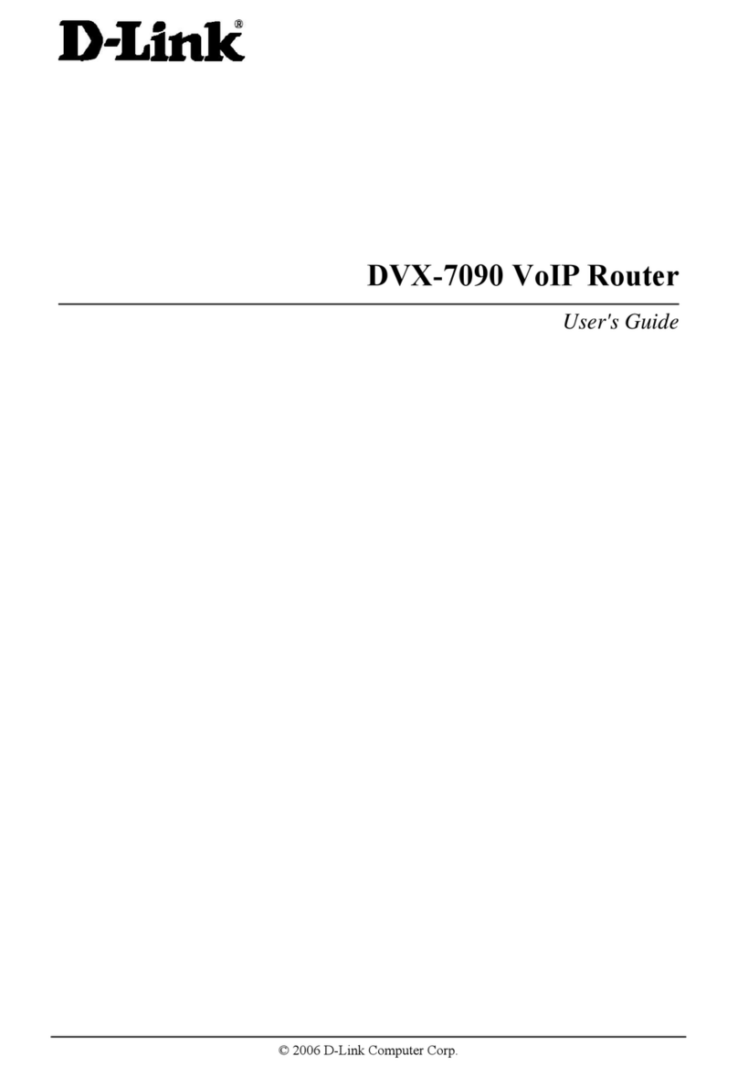D-Link DVX-7090 User manual D-Link DVX-7090 User manual