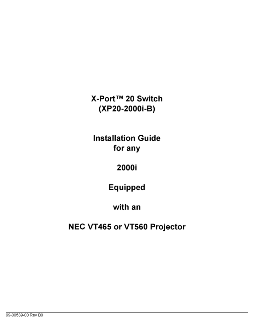 Smart Technologies X-Port 20 Switch (XP20-2000i-B) installation guide