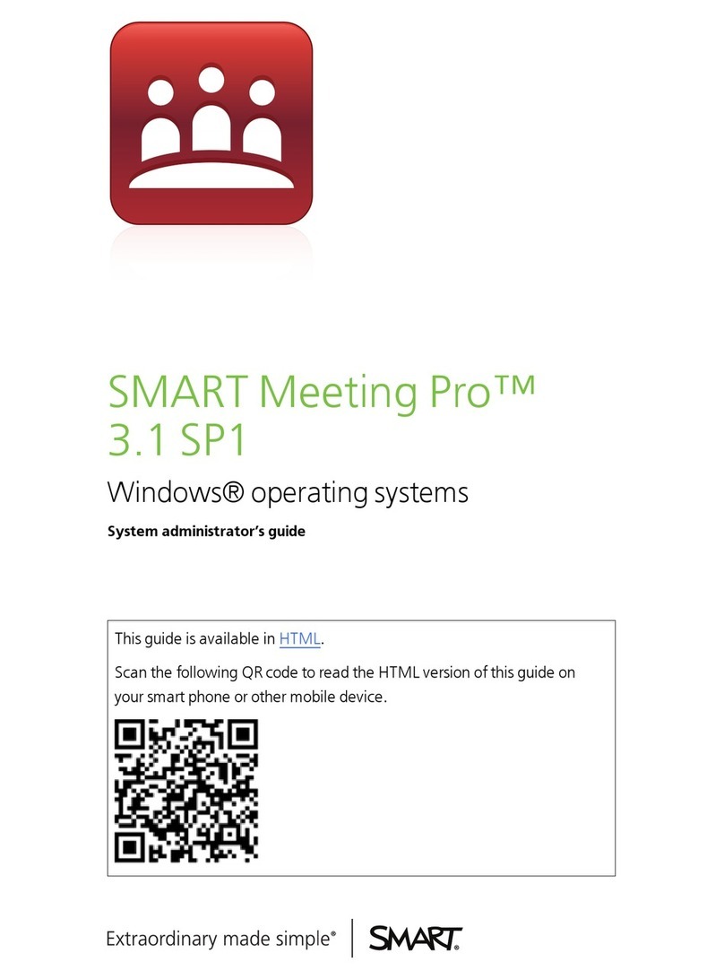Smart Technologies SMART Meeting Pro 3.1 SP1 System administrator guide Smart Technologies SMART Meeting Pro 3.1 SP1 System administrator guide