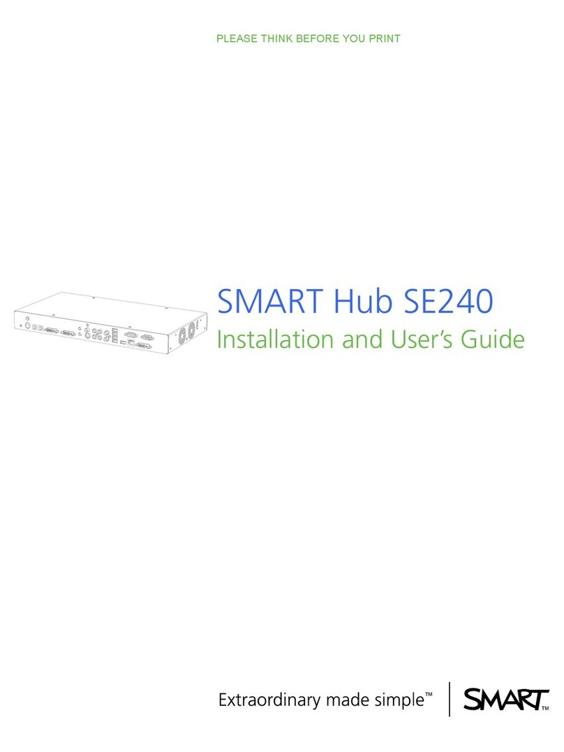 Smart Technologies SMART Hub SE240 Installation and user guide