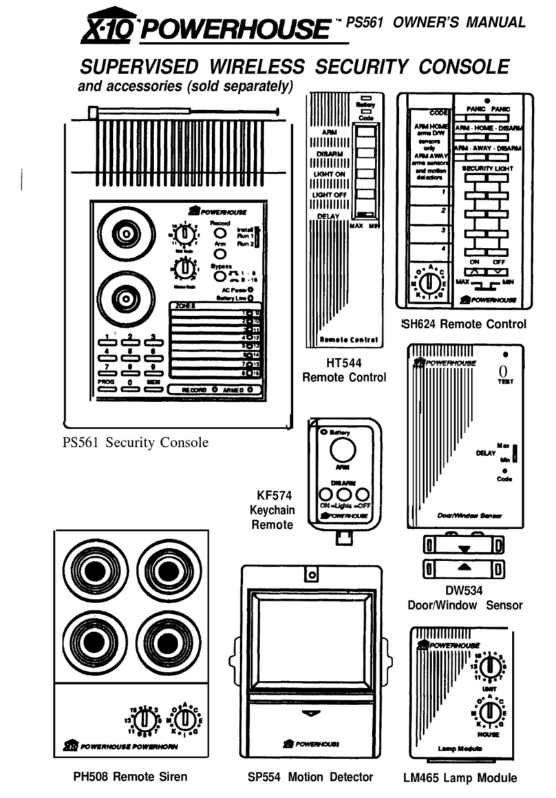 X-10 POWERHOUSE PS561 owner's manual