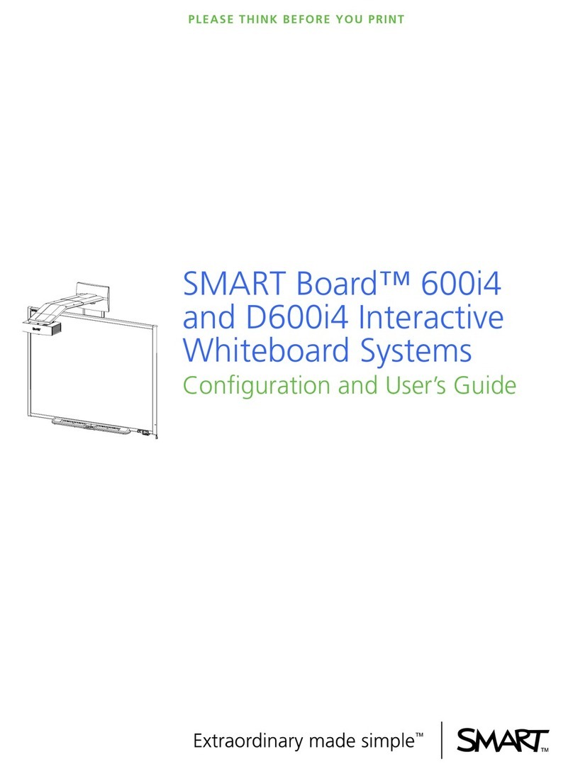 Smart Technologies SMART Board 600i4 User manual