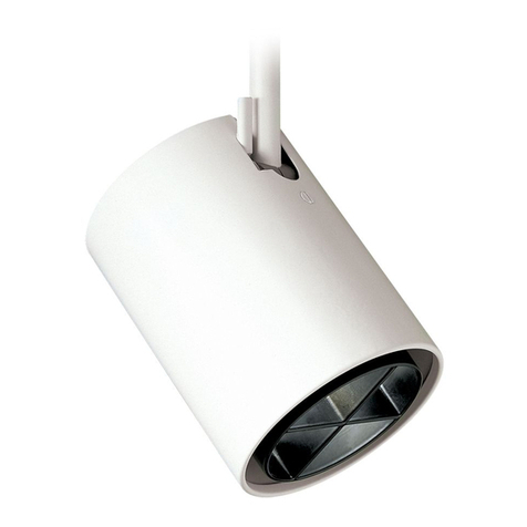 Lightolier ProSpec TRACK LIGHTING FIXTURE User manual
