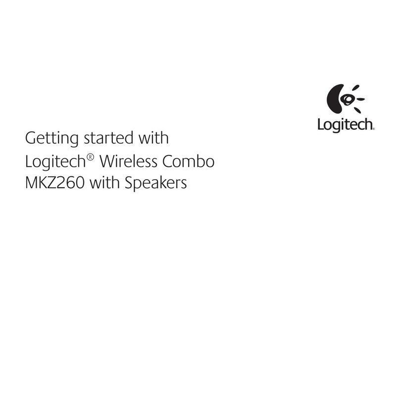 Logitech MKZ260 User manual