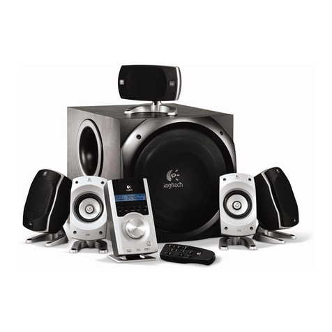 Logitech Z-5500 - THX-Certified 5.1 Digital Surround Sound Speaker... Operating and safety instructions