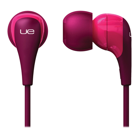 Logitech Ultimate Ears 200 User manual Logitech Ultimate Ears 200 User manual