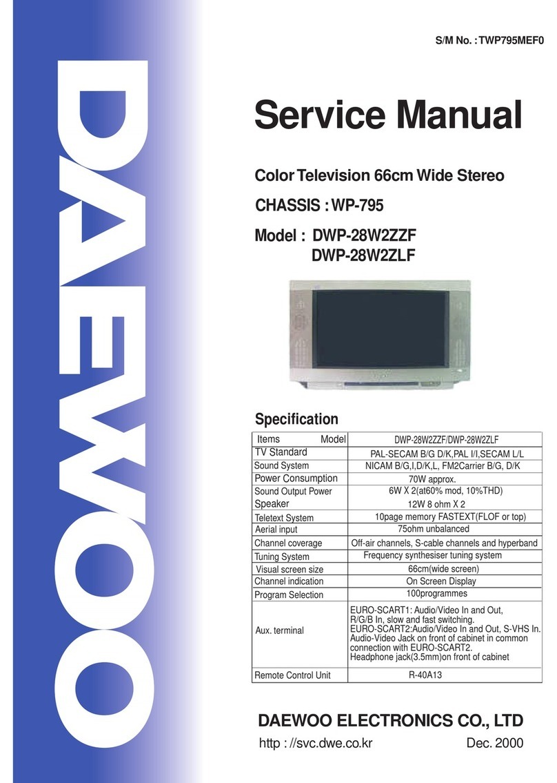 Daewoo DWP-28W2ZLF User manual