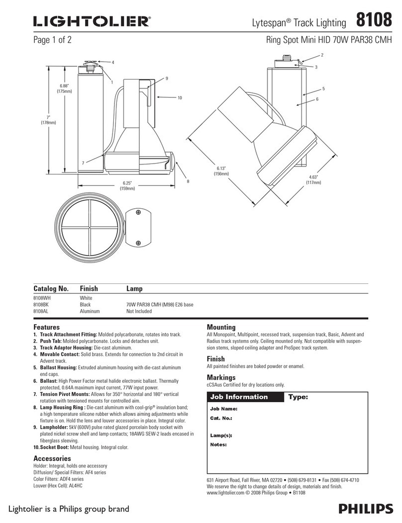 Philips Lytespan 8108 User manual Philips Lytespan 8108 User manual