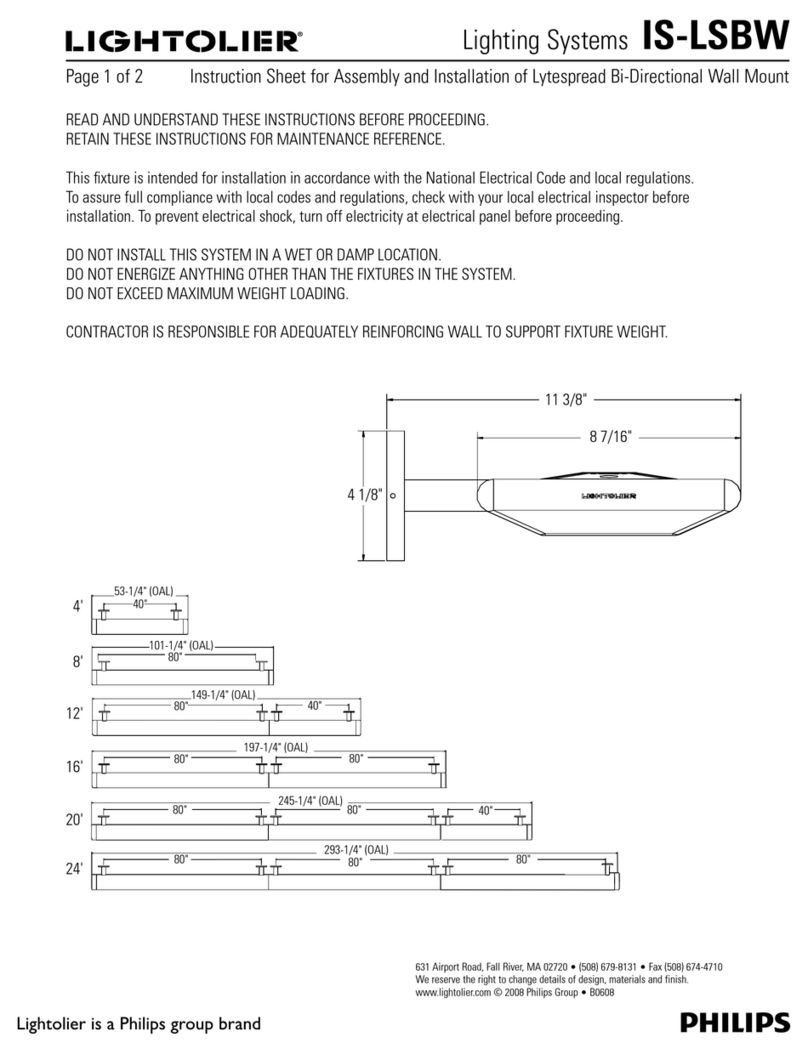 Philips IS-LSBW User manual Philips IS-LSBW User manual