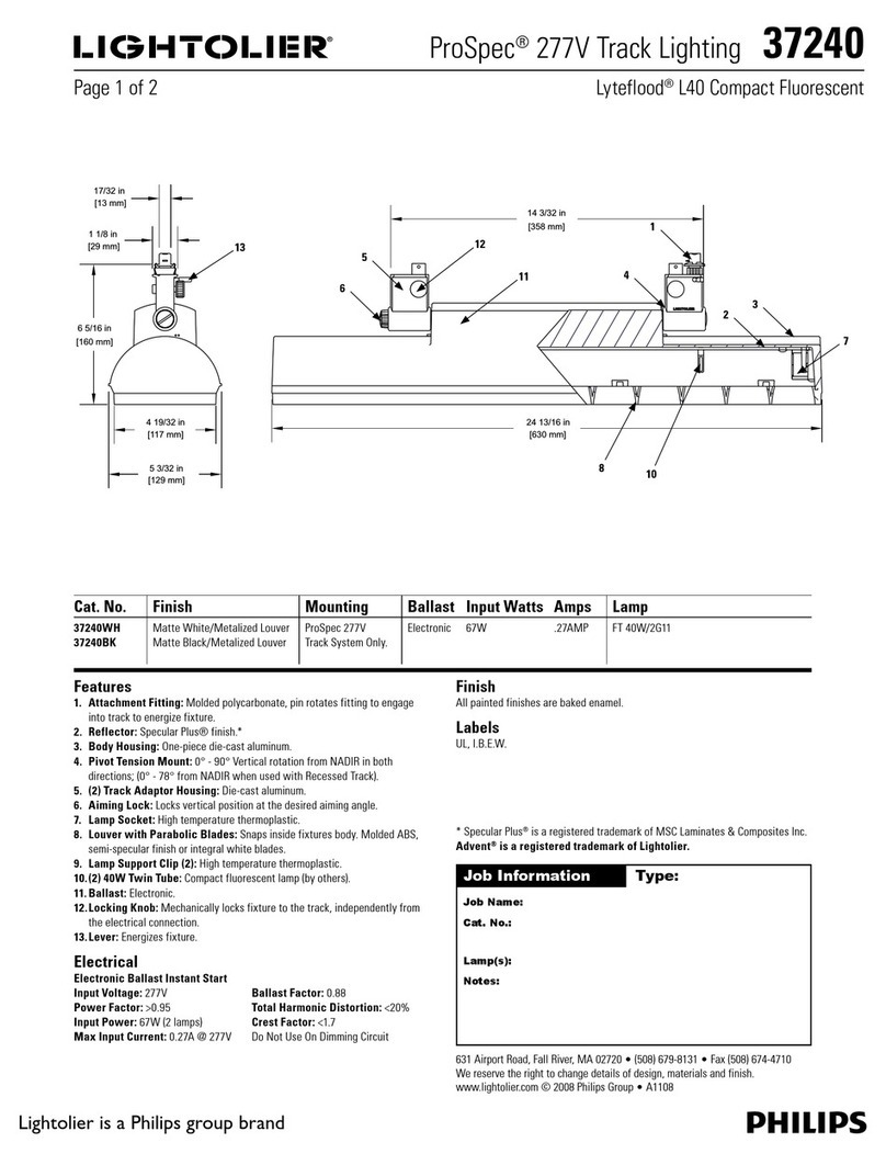 Philips ProSpec 37240 User manual