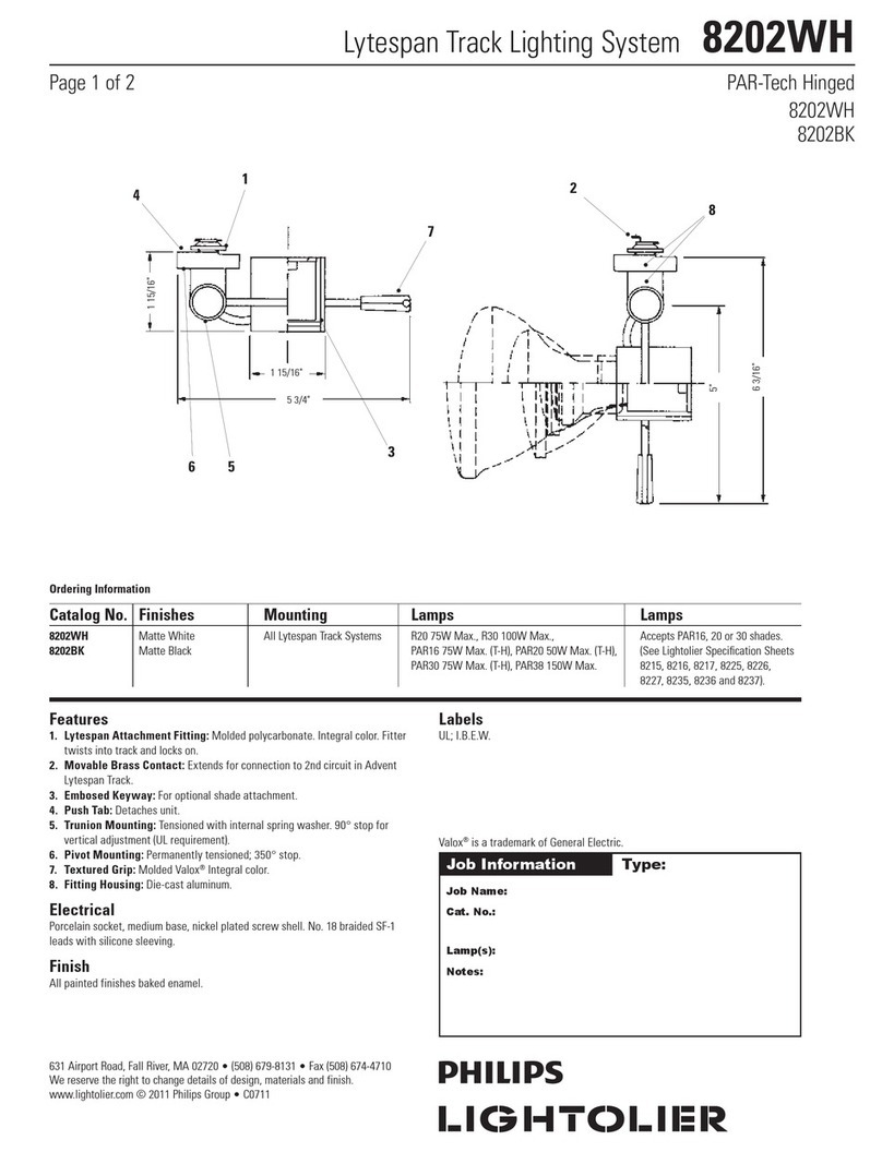 Philips Lytespan 8202WH User manual