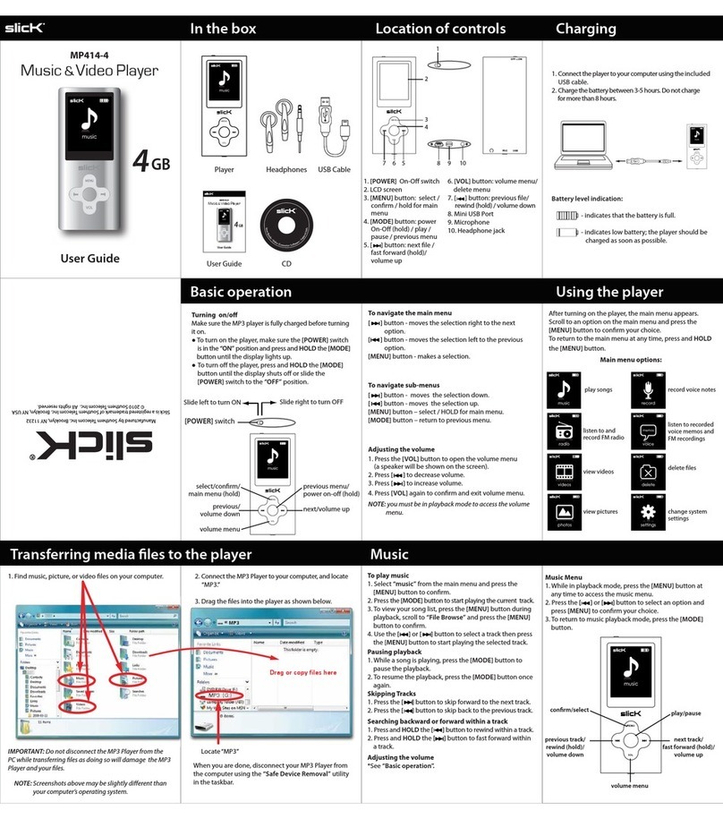 Slick MP414-4 user guide