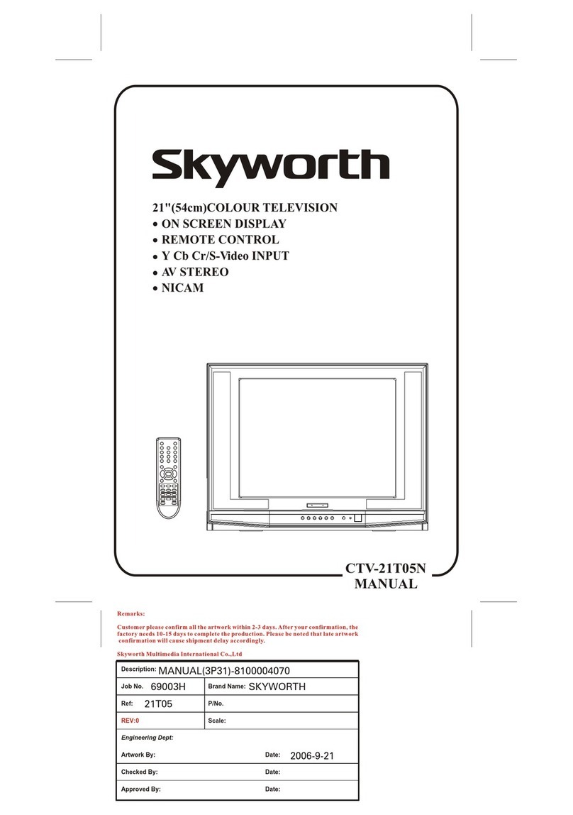 Skyworth CTV-21T05N manual