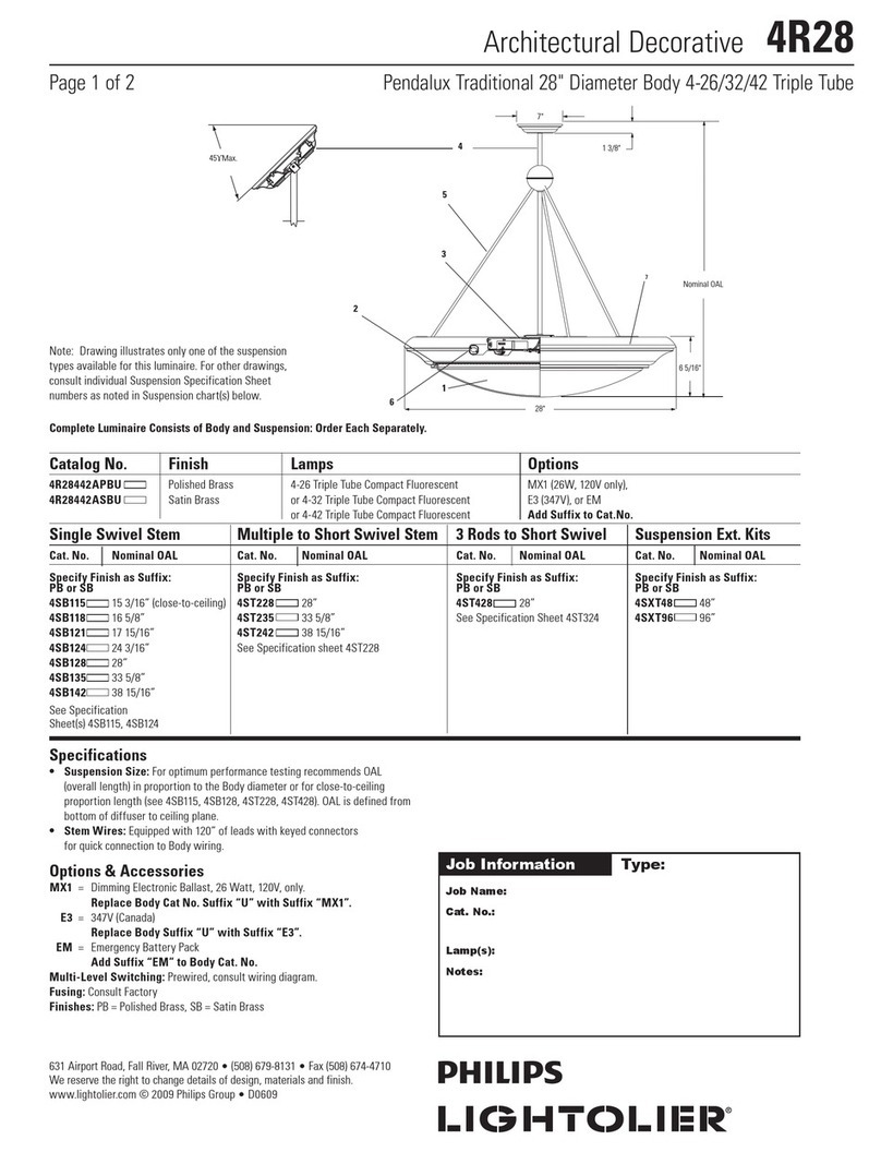 Lightolier 4R28 specification