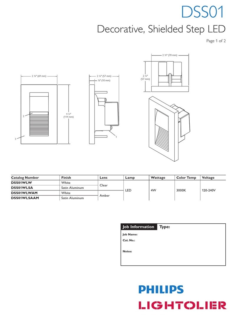 Lightolier DSS01 User manual