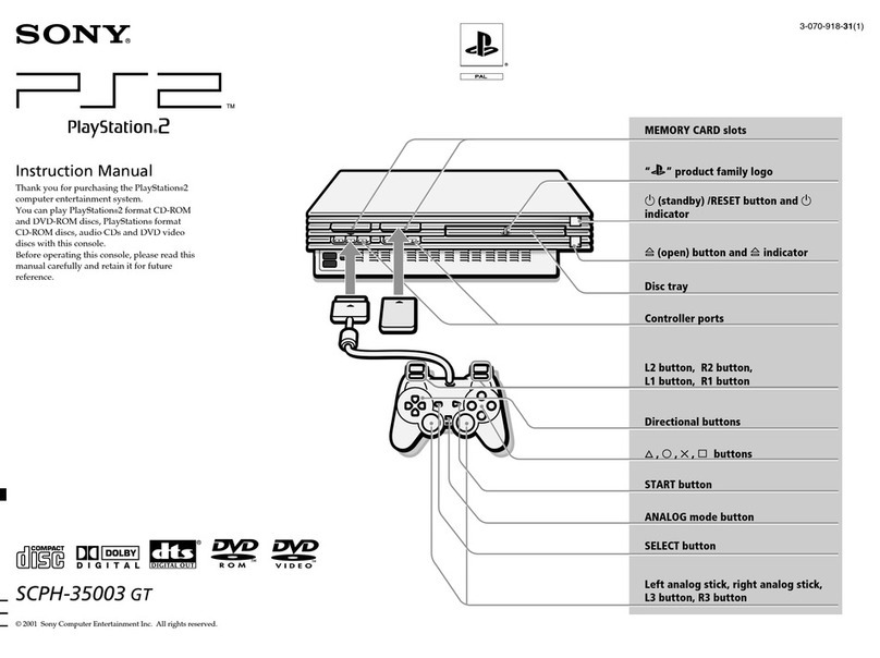 Sony SCPH-35003 GT instruction manual