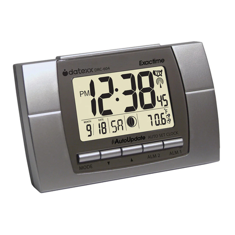 Datexx Exactime DRC-604 User manual