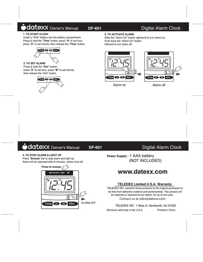 Datexx Df-601 User manual