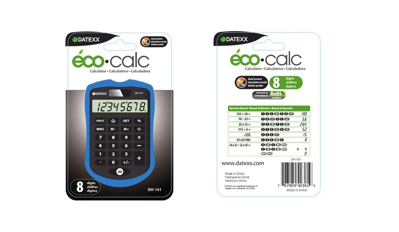 Datexx Eco-Calc DH-161 User manual
