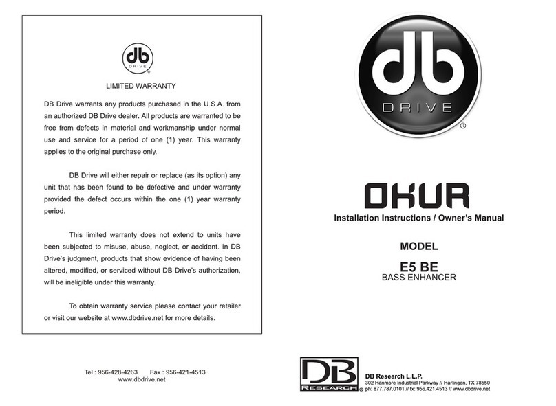 DB Drive OKUR E5 BE Service manual