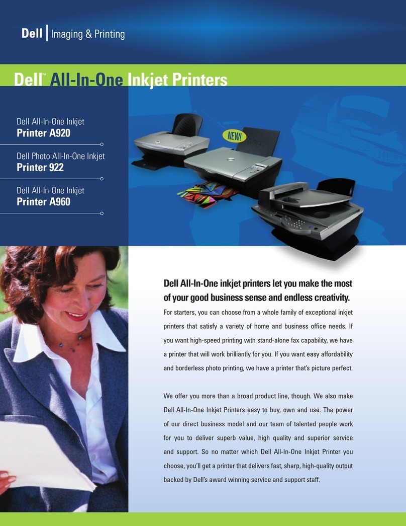 Dell A920 - Personal All-in-One Printer Color... User manual Dell A920 - Personal All-in-One Printer Color... User manual