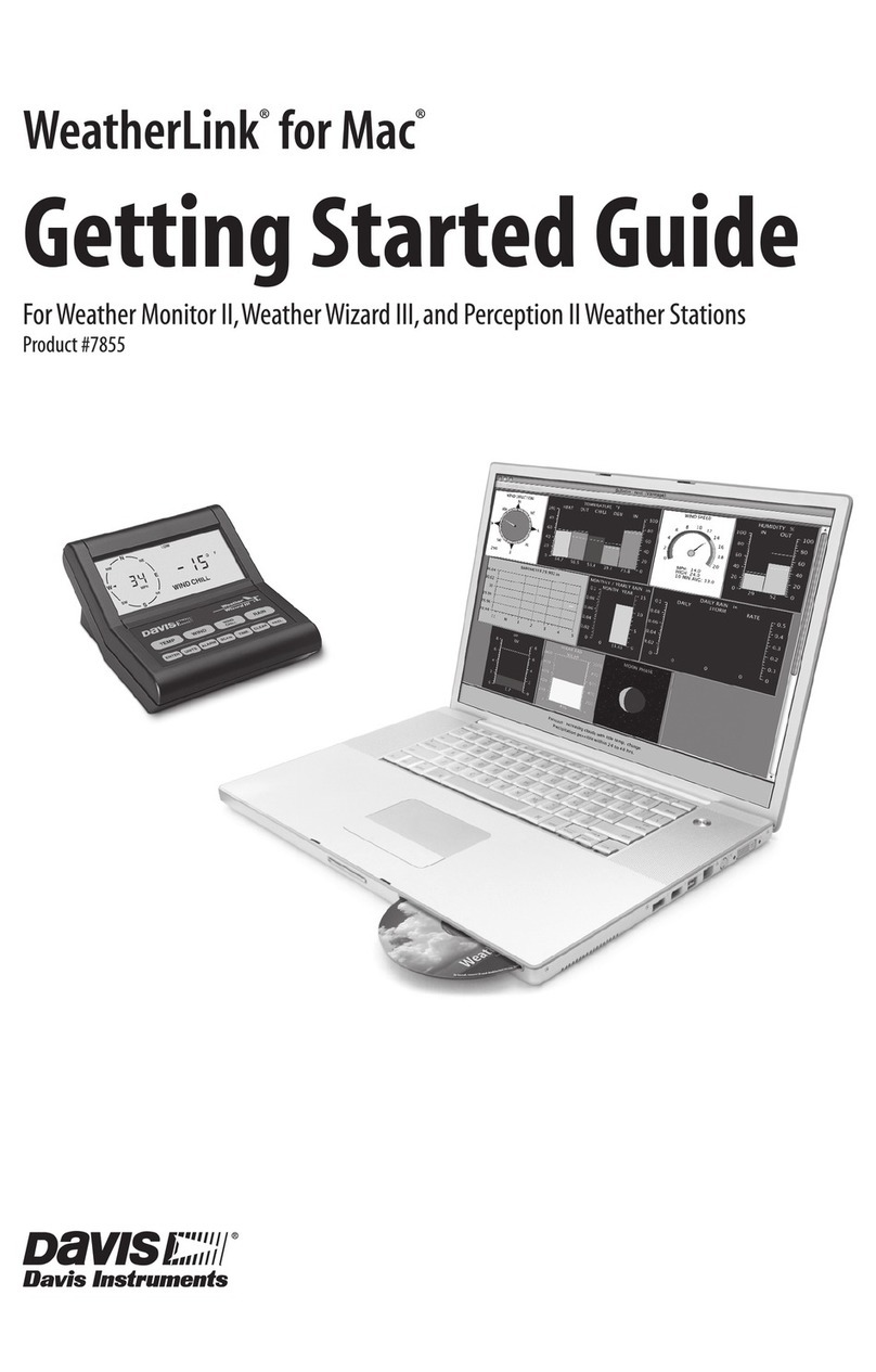 Davis Instruments WeatherLink User manual