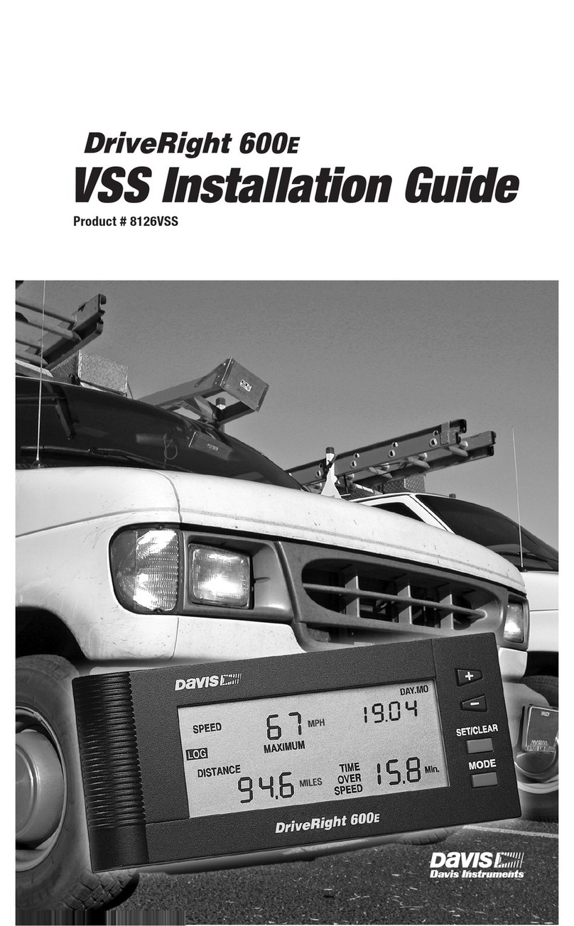 Davis Instruments DriveRight 600E VSS installation guide