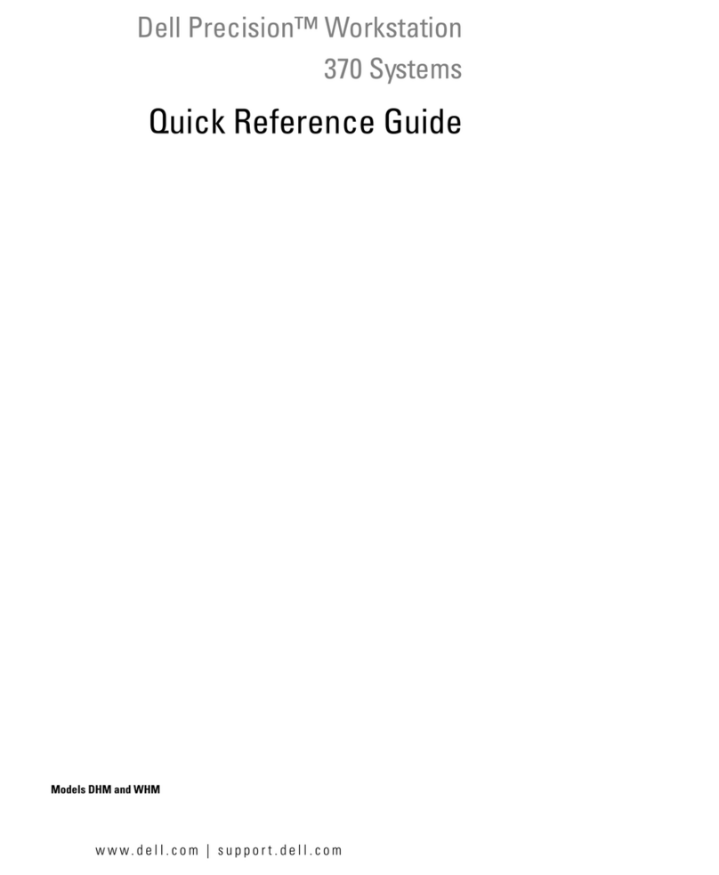Dell Precision 370 - SX280 Ultra Small Form... User manual