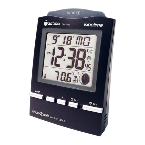Datexx Exactime DRC-605 User manual