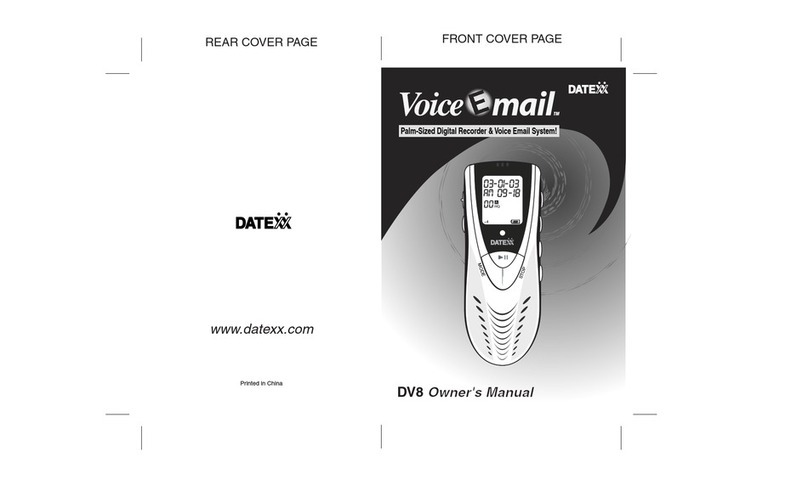 Datexx DV8 owner's manual