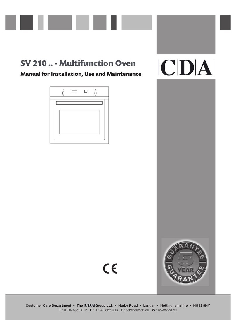 CDA SV 210 for Reference manual