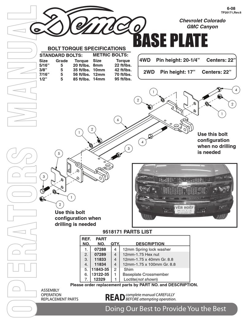 Demco 9518171 User manual