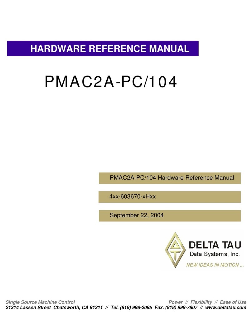 Delta Tau PMAC2A-PC/104 Hardware reference manual Delta Tau PMAC2A-PC/104 Hardware reference manual