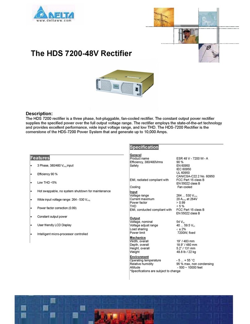 Delta HDS 7200 specification