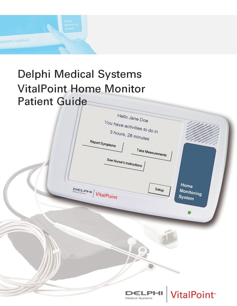 Delphi VitalPoint Home Monitor Patient guide