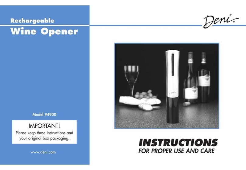 Deni 4900 Instructions for proper use and care