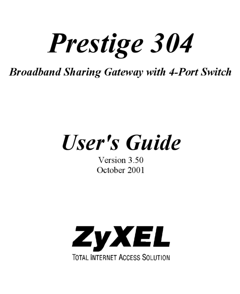 ZyXEL Communications ZyXEL Prestige 304 User manual