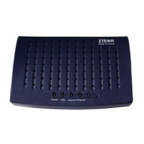 Zte ZXDSL 831B user manual