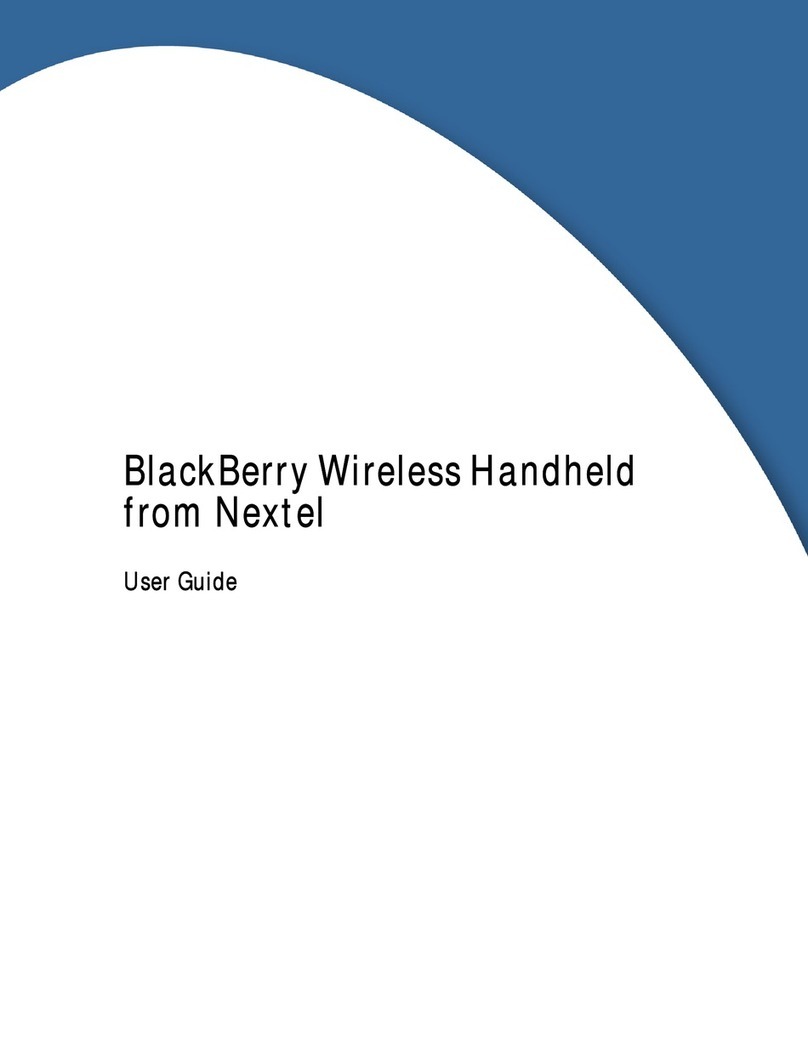 Blackbe;rry BlackBerry Wireless Handheld user guide