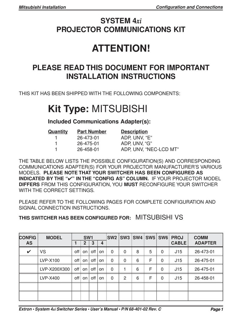 Mitsubishi VS User manual