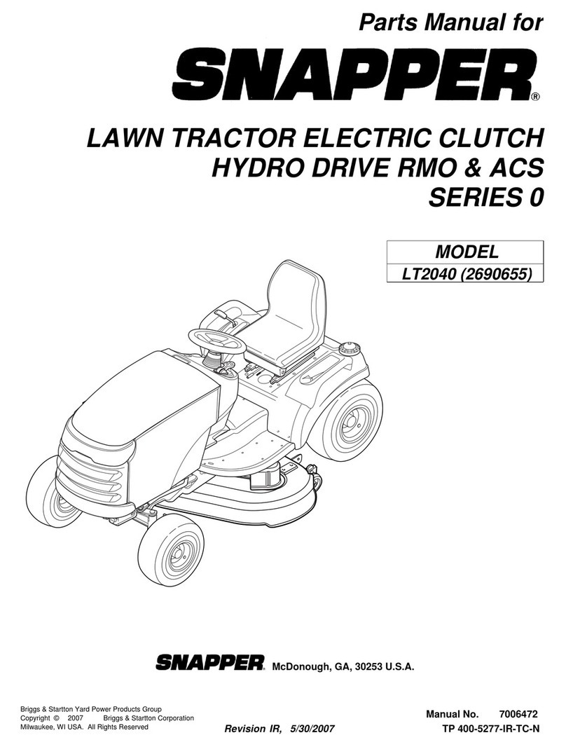 Snapper LT2040 (2690655) User manual