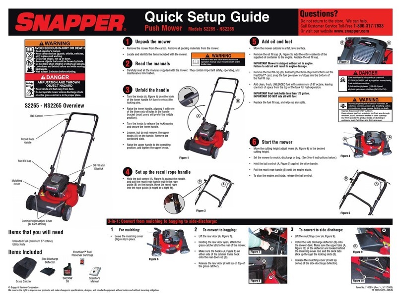 Snapper S2265  guide User manual