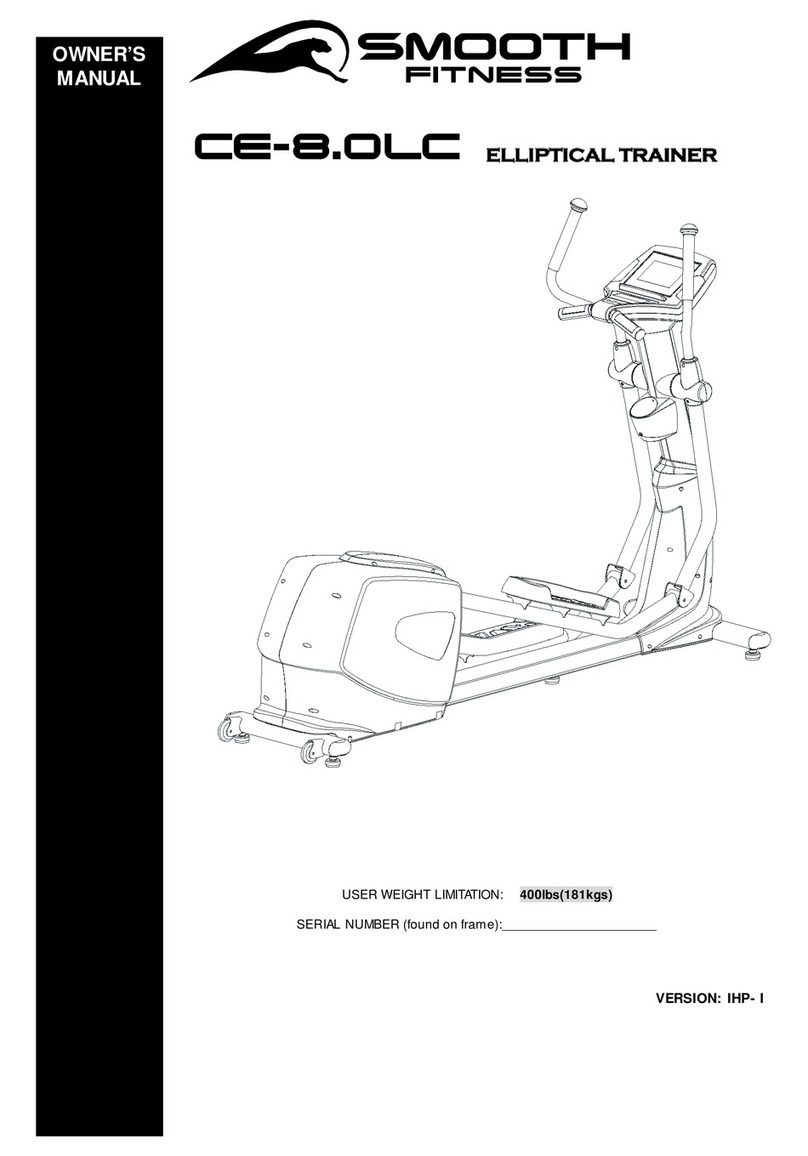 Smooth Fitness CE-8.0LC User manual