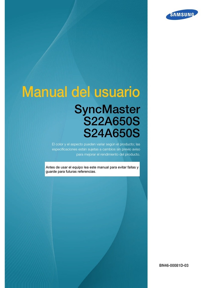 Samsung SyncMaster S22A650S User guide