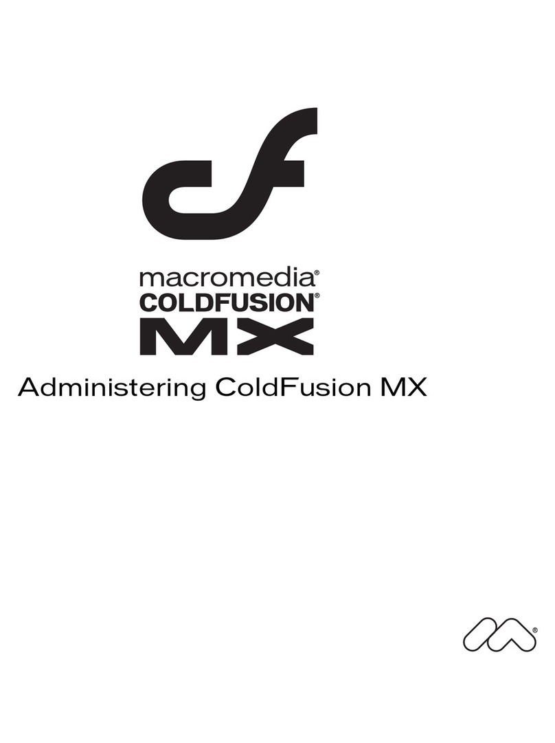 Adobe 38000827 - Macromedia ColdFusion MX Standard... Instruction Manual