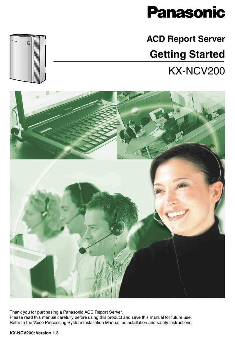 Panasonic KX-NCV200 User manual