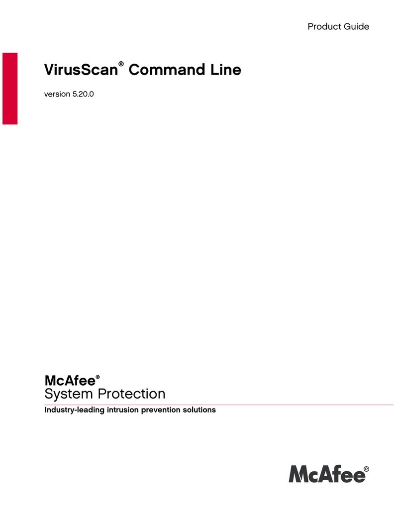 McAfee VCLCDE-AA-DA - VirusScan Command Line Scanner... User manual